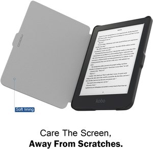 Étui MoKo <span class=keywords><strong>Kobo</strong></span> <span class=keywords><strong>Clara</strong></span> HD Premium Ultra Compact Protection Sommeil Réveil Fin Léger Housse de Protection - Product Image 6