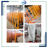 Prix usine 1T auto chargement électrique empileur lumière bleue échelle monté sur camion atteindre conteneur empileur chariot élévateur Portable