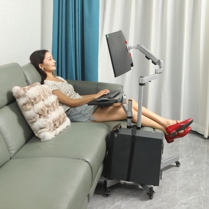 <span class=keywords><strong>Support</strong></span> universel réglable pour lit, <span class=keywords><strong>canapé</strong></span> et atelier, doté d'une construction métallique durable et d'une base stable antidérapante - Product Image 1