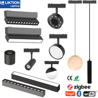 Rail magnétique 48V pour éclairage sur rail encastré, spot linéaire magnétique à LED pour rail, éclairage magnétique sur rail