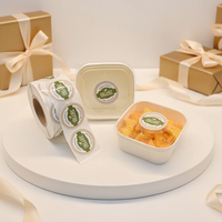 Aangepaste fruit- en groenteverpakkingen, verse sap etiketten, milieuvriendelijke, waterdichte, klevende stickers voor biologische boeren