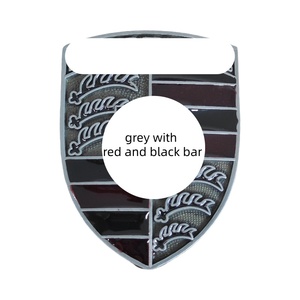Emblème de <span class=keywords><strong>voiture</strong></span> vintage en métal, motif <span class=keywords><strong>cheval</strong></span> à rayures rouges et noires, 67*50mm, badge universel pour <span class=keywords><strong>voiture</strong></span>, décoration extérieure rétro 3D, accessoire - Product Image 6