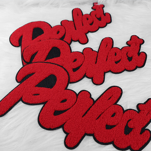 Chenille แผ่นป้ายตัวอักษร chenille 65 - Product Image 1