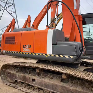 Excavatrice d'occasion bien entretenue, Hitachi ZX200-3G, excavatrice sur chenilles, matériel de construction, ZX200-3, ZX200-6, à vendre à bas prix - Product Image 1