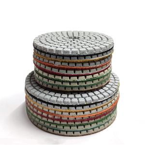 Discos de Pulido de Diamante de 100 mm de Dureza Media para Mármol, Granito y Piedra, Grano 30-3000, Respaldo Autoadhesivo, OEM Disponible - Product Image 2