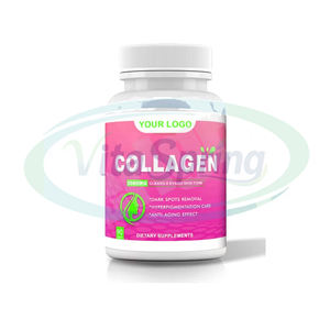 Cápsulas de Belleza de Colágeno Hidrolizado Halal OEM con L-Glutatión y Vitamina C para Blanquear y Aclarar la Piel - Product Image 1