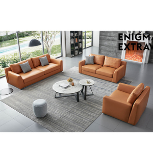 Bộ Sofa Da Nghệ Thuật Thiết Kế Ghế Sofa Hình Chữ L Hiện Đại - Product Image 1