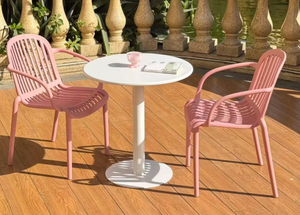 Modern Outdoor <b>Table</b> <b>Plastic</b> Square Design Durable <b>Garden</b> Patio Furniture USA DDP Price - Product Image 2