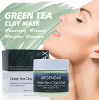 Natürliche organische Matcha Grüntee Ton Pulver Gesichts maske abziehen, Antioxidans, sanftes Peeling