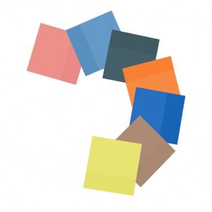 Self-Adhesive PET Sticky <b>Note</b> Tabs 50 Sheets/Pad <b>Book</b> Annotation Supplies for Home Office College School & Reading Studying - Product Image 2