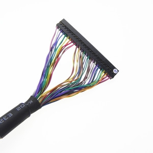 Özel 50 Pinli Dupont LVDS Kablo Çift Uçlu Konnektör Kablo Demeti Endüstriyel LCD Dokunmatik Ekran Reklam Makinesi için - Product Image 2