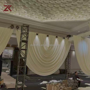 ZKAI Rideau de <span class=keywords><strong>plafond</strong></span> extensible en Spandex, taille personnalisée, pour événements, mariages et décors de fête - Product Image 5