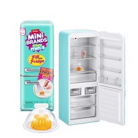 Mini-réfrigérateur jouet en plastique pour jeu d'imitation, jouets de cuisine pour les 8 ans et plus, réfrigérateur gourmet avec boules
