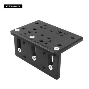 VINmounts soporte L aluminio marino tipo B, montaje para barcos sin perforaciones, compatible base bola D - Product Image 1