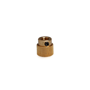 Rueda de extrusión de latón Makerbot, anillo de engranaje MK7 de 40 dientes para accesorios de impresora 3D - Product Image 1