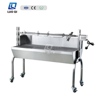 ELING 2024 Barbecue portable de camping en acier inoxydable au charbon de bois, style coréen moderne et luxueux, facile à nettoyer pour grillades et steaks
