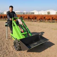 Nouveau chariot élévateur manuel à trois roues pour espaces étroits, utilisation flexible, spécial élimination des excréments agricoles, élévateur domestique, petit chargeur