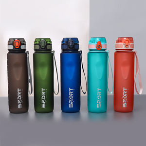 Borraccia Sportiva <span class=keywords><strong>in</strong></span> Plastica di Grande Capacità con Indicatore Orario, <span class=keywords><strong>Bocca</strong></span> Larga per Bere Direttamente, Ideale per il Ritorno a Scuola e <span class=keywords><strong>l</strong></span>'Allenamento - Product Image 1