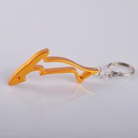 Porte-clés ouvre-bouteille en aluminium cuisine poisson dauphin Portable bière boisson Mini taille garçons cadeau de saint-valentin