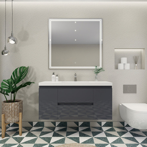 Mobile <span class=keywords><strong>Bagno</strong></span> Moderno di Lusso Impermeabile <span class=keywords><strong>in</strong></span> Alluminio, Montaggio a Parete, <span class=keywords><strong>in</strong></span> Lega di Alluminio a Nido d'Ape con <span class=keywords><strong>Lavabo</strong></span> - Product Image 4