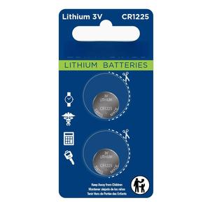 PB-CR1225 BP/2 电池产品 锂电池 3V 纽扣型 12.5MM PB-CR1225 BP/2 - Product Image 1