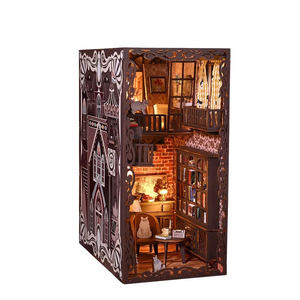 Hot Selling Wood Crafts Weihnachts geschenk Diy Miniatur Großhandel Puppenhaus Diy Miniatur möbel für Geschenk