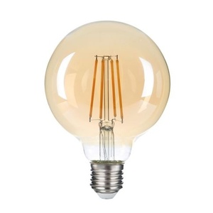 Lampada a globo LED vintage 7W E27 G95 - design retrò, luce calda, efficiente dal punto di vista energetico, ideale per decorazione e ambienti - Product Image 1