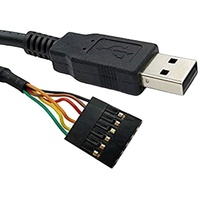 Cable Adaptador Convertidor USB FTDI TTL 232 con Luz Indicadora, Protección de Grado Industrial para Impresoras y Computadoras Linux y Mac