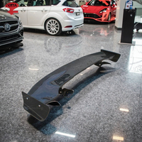 Aileron arrière en fibre de carbone JS STYLE sans éclairage pour kit carrosserie HONDA JAZZ FIT 2008-2010