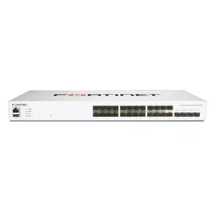 Commutateur fibre optique 24 ports Fortinet, nouveau stock, <span class=keywords><strong>FortiSwitch</strong></span> FS-<span class=keywords><strong>424E</strong></span>-<span class=keywords><strong>FIBER</strong></span>, commutateur FortiGate couche 2/3 avec 24 ports GE SFP et 4 ports 10 GE SFP+ - Product Image 1