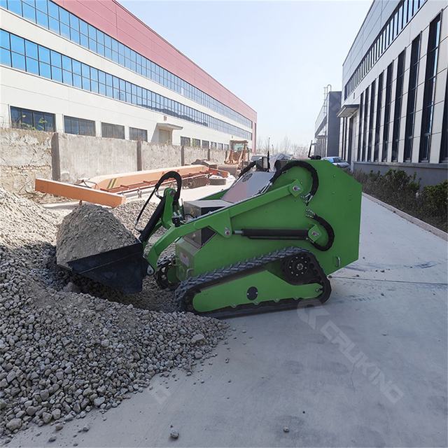 New Energy 500kg Mini Electric Loader Tracked Loader Remote Control Skid Steer 468EV