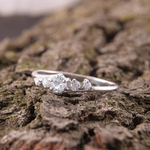 Anillo Geométrico Apilable para Mujer, Elegante Joyería de Moda para Uso Diario - Product Image 6