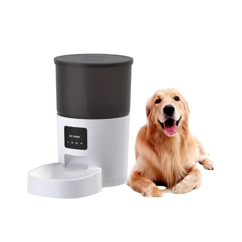 Hot Seller Pet 4l Smart Cat Feeder Wifi Mobile Phone App Remote Control Dog Food Dispenser Microchip Automatic Pet Feeder