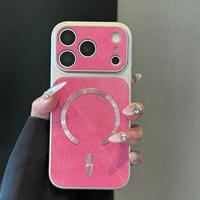 Nouvelle coque de luxe en jean texturé pour iPhone 16 Pro Max avec 18 grandes fenêtres, pour un style instantané.