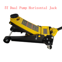 Cric hydraulique horizontal multifonctionnel en acier AUTO, 2 tonnes, certifié CE, avec soupape de surcharge intégrée, pour voitures/SUV/camions