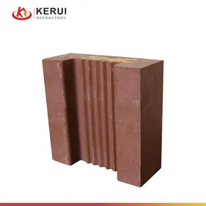 KERUI огнеупорный кирпич, высокопрочный магнезиальный Железный шпинель для цементной вращающейся печи