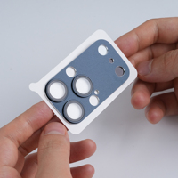Film de protection d'objectif en métal, haute définition et résistant aux rayures, pour iPhone 16 Pro Max