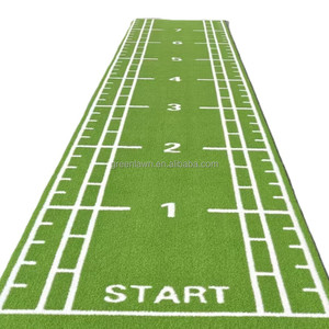 Produits HRX LINE : Tapis de glisse pour traîneau 10ft x 4ft, 14mm, avec ruban adhésif double face, pour l'installation de systèmes de poussée de traîneau et d'entraînement avec poids pour salle de sport à domicile - Product Image 2