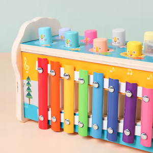 <span class=keywords><strong>Gioco</strong></span> <span class=keywords><strong>in</strong></span> Legno Multifunzione: Colpisci il Talpa, Cattura gli Insetti e Suona il Pianoforte - Product Image 4