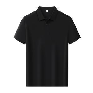 เสื้อโปโลแขนสั้นสีพื้นโพลีเอสเตอร์ระบายอากาศได้ดีสวมใส่ได้ทุกวัน - Product Image 1