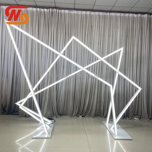 SMOOTH Large Led Light <b>Wedding</b> Stage <b>Backdrop</b> Entrance Tunnel Path Light Arch for Party Event Decor - Product Image 2