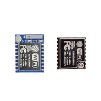 Modul Nirkabel Serial LXD ESP8266 ESP 07 ESP 07S ESP M1 FCC CE Pelindung Logam dengan Protokol 802.11b/g/n untuk IoT