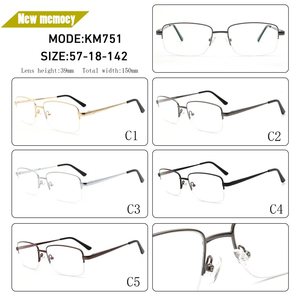 Gafas Metálicas KM751 para Hombre, Estilo Clásico, Maduro y Sofisticado, Aptas para Miopía y Presbicia - Product Image 3