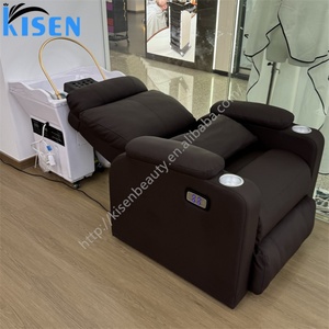 Kisen Pipeless Electric Recline Shampoo Chair Salon <b>Bed</b> with <b>Portable</b> Head Spa Bac with 60L Water tank - Product Image 4