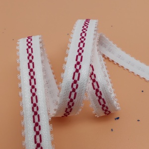 Sangles élastiques douces en Spandex/Nylon pour sous-vêtements, soutien-gorge et lingerie, avec picots, personnalisables en usine HH4K, pour la mode et le design. - Product Image 2