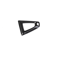 Base de pommeau de vitesse en fibre de carbone sèche autocollante pour console centrale BMW F87 M2 F80 M3 F82 F83 M4 2014 - 2020 (Uniquement LHD) Type à coller
