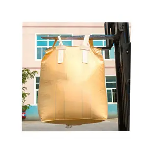 हॉट सेल वाटरप्रूफ सेम्बो मैक FIBC बड़े बल्क बैग जंबो बैग 1000 किग्रा 1.5 टन यू-पैनल बड़ा बैग/ट्यूबलर सांस लेने योग्य 5:1
