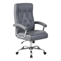 Chaise de bureau de direction moderne de luxe, ergonomique, confortable, en cuir PU