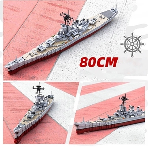 Xingbao Xb 06030 2631pcs esercito militare <span class=keywords><strong>Uss</strong></span> colorado Battle Ship Set Building Blocks mattoni nave giocattoli - Product Image 3