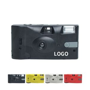 Appareil photo jetable 2025 avec logo personnalisé, blanc, 35 mm, à usage unique, avec bouton - Product Image 2